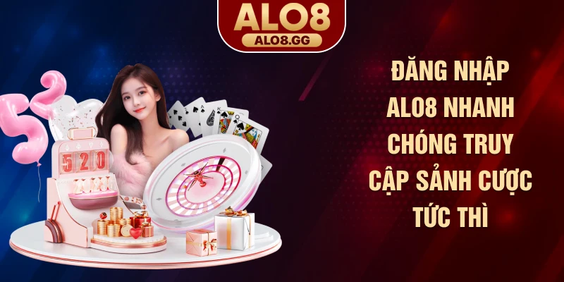 Đăng nhập ALO8 nhanh chóng truy cập sảnh cược tức thì